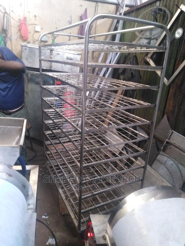 Stainless Steel Flat Racks Trolley - main view