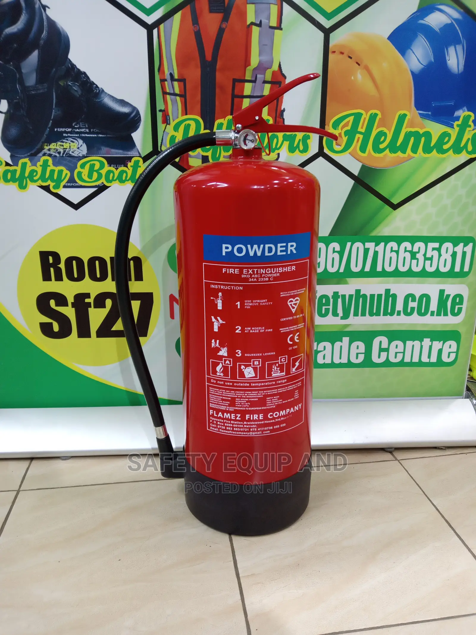 Fire ExtinguishersWhte Powder in Nairobi Central Safetywear