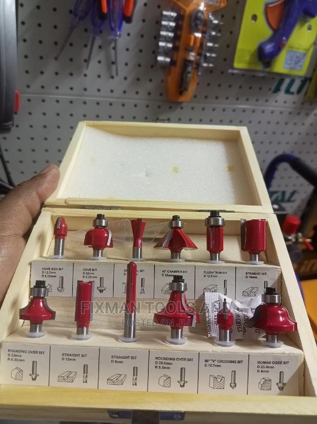 Router Bits Set, 12 Pcs - main view