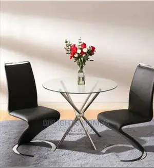 Ameirah Round Glass Table