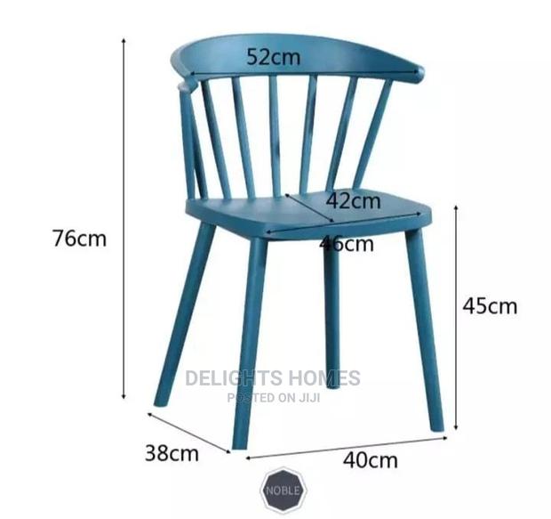 Nordic Style Windsor Chair Plastic - thumbnail 2