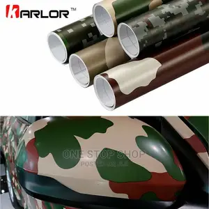 Camouflage Car Body Film Sticker Wrap
