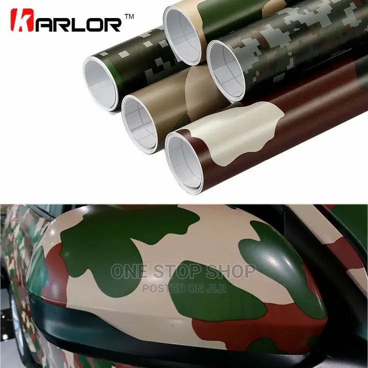 Camouflage Car Body Film Sticker Wrap