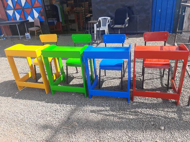 Kindergarden Chair And Table - main view