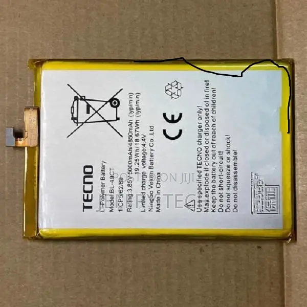 Replacement Battery for Tecno Wx3p