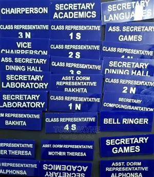 School Badges for Prefects, Leaders or Class Representatives
