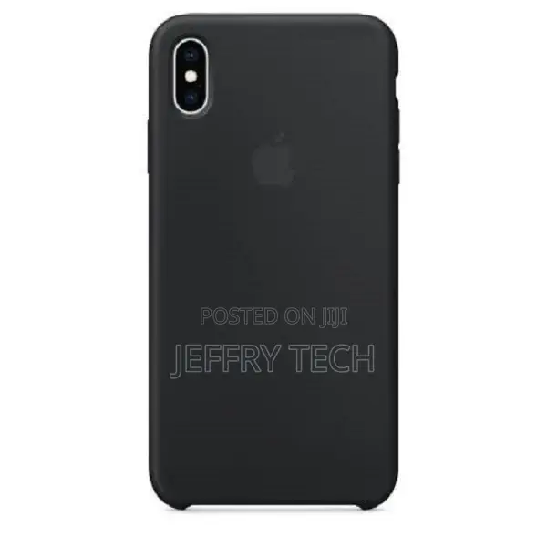 Silicone Case for iPhone Xs Max - Black