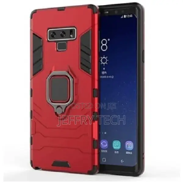 Rugged Protective Back Case for Samsung Note 9 - Red