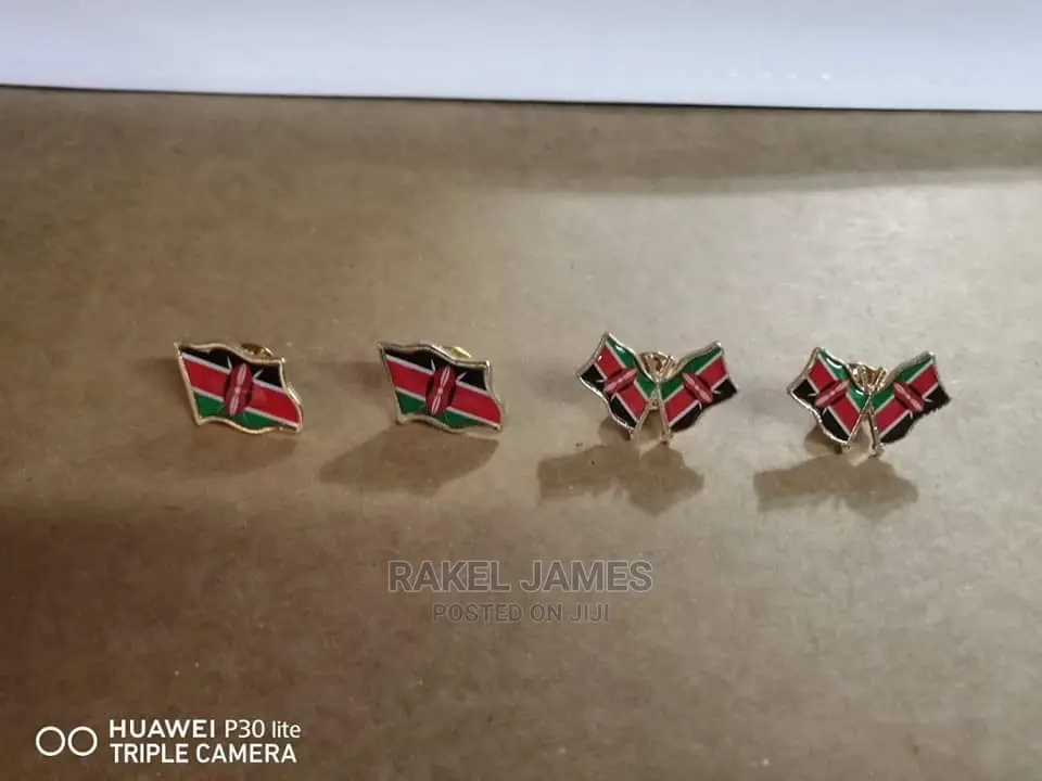 Kenyan Flag Brooche