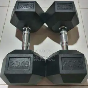 20 Kgs Rubber Coated Dumbbell