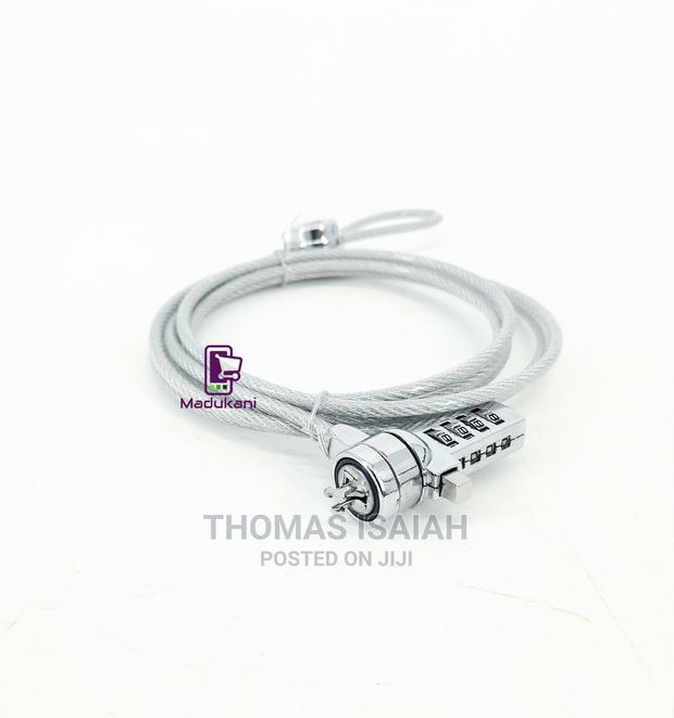 Heavy Duty 4 Digit Code Combination Steel Cable Lock for Lap - main view