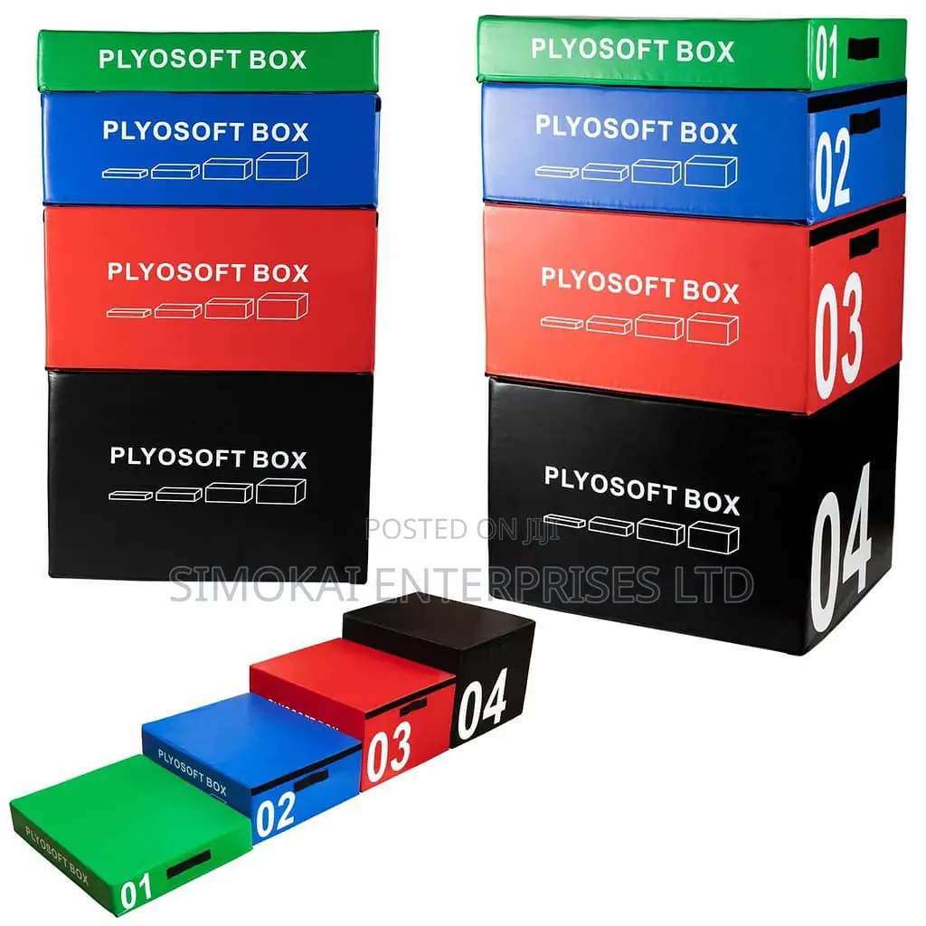Plyometric Box Stackable Soft Plyo Set 4