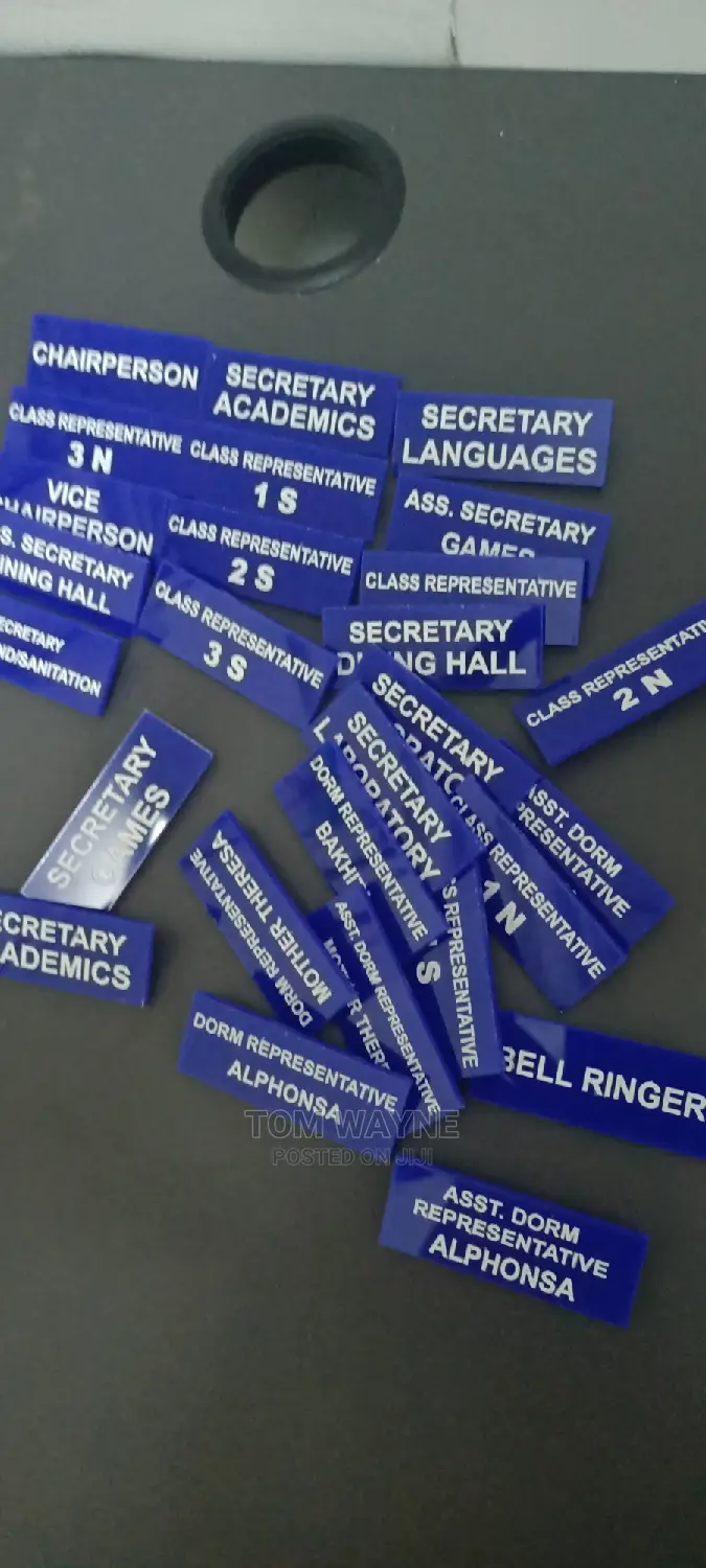 School Class Prefect Badges and Tags