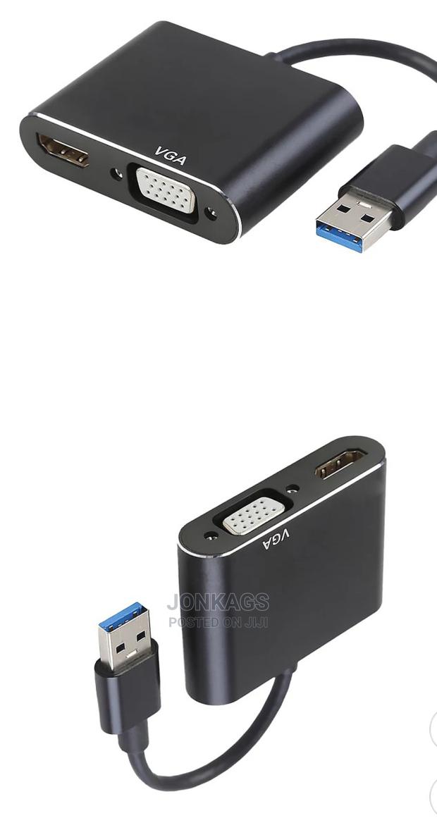 USB to HDMI and VGA Adapter - thumbnail 2