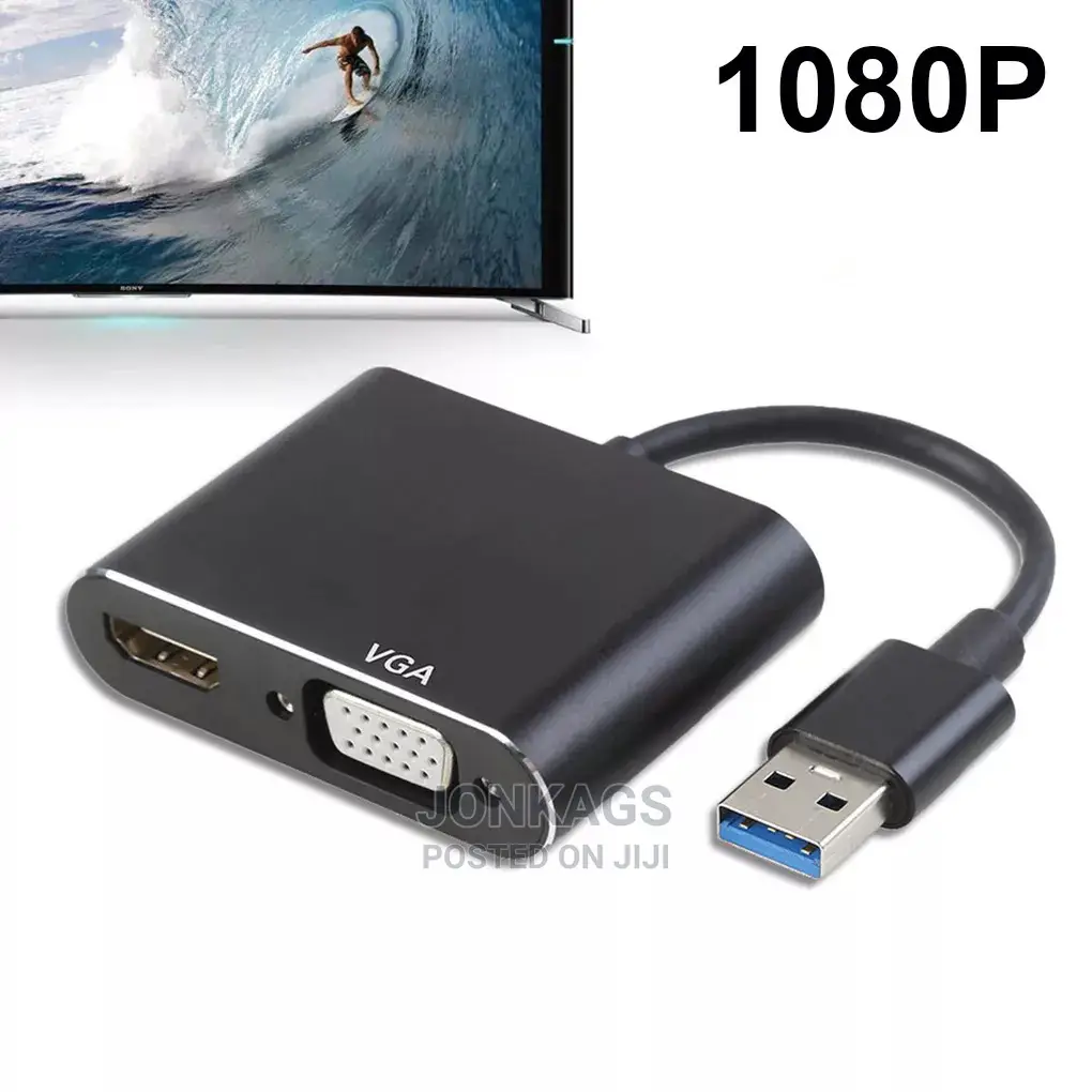 USB to HDMI and VGA Adapter