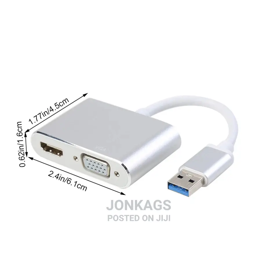 USB to HDMI and VGA Adapter