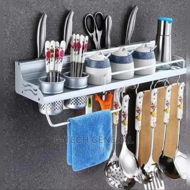 Generic Multifunctional Kitchen Wall Storage Rack - thumbnail 2