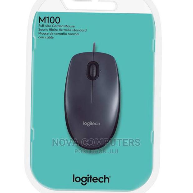 Logitech M100 Full Size Corded Mouse - main view