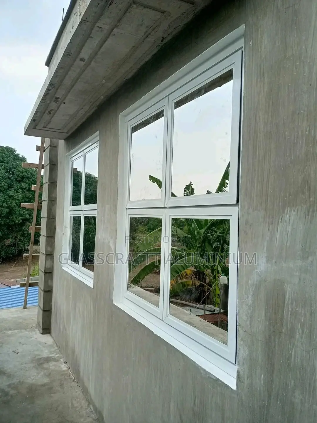 Double Projecting Aluminium Windows