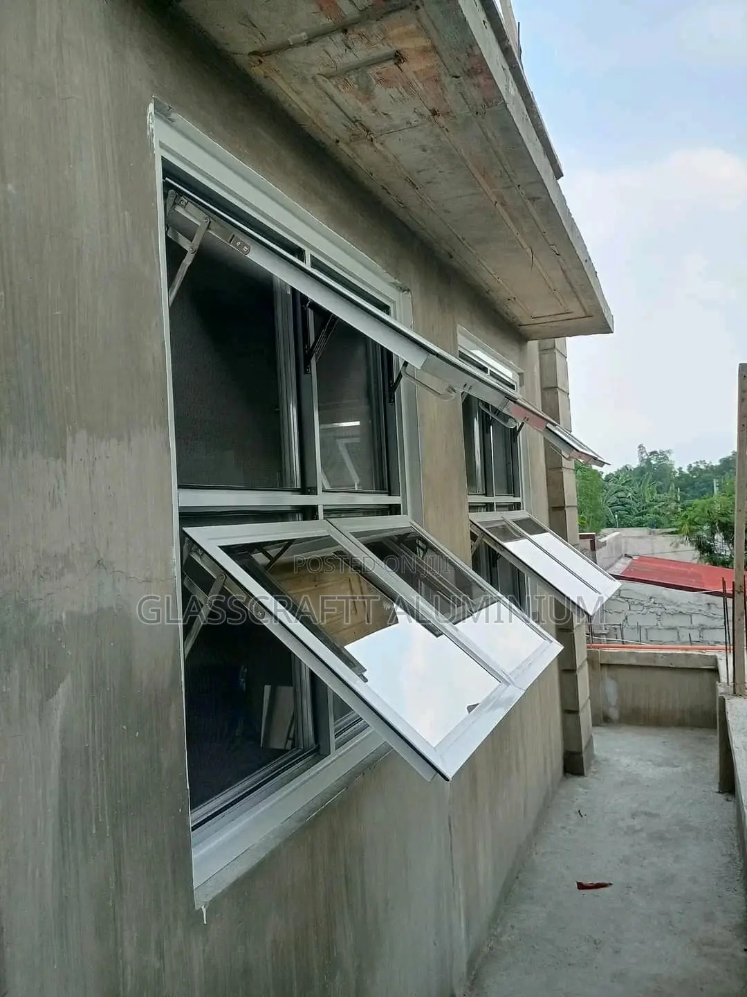 Double Projecting Aluminium Windows