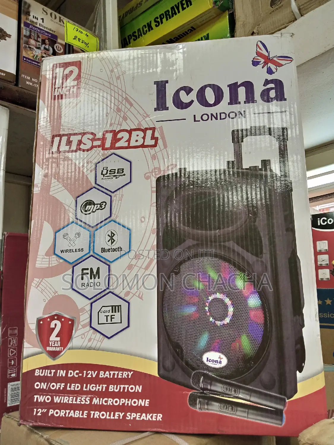 Icona Ilts-12bl Portable Speaker