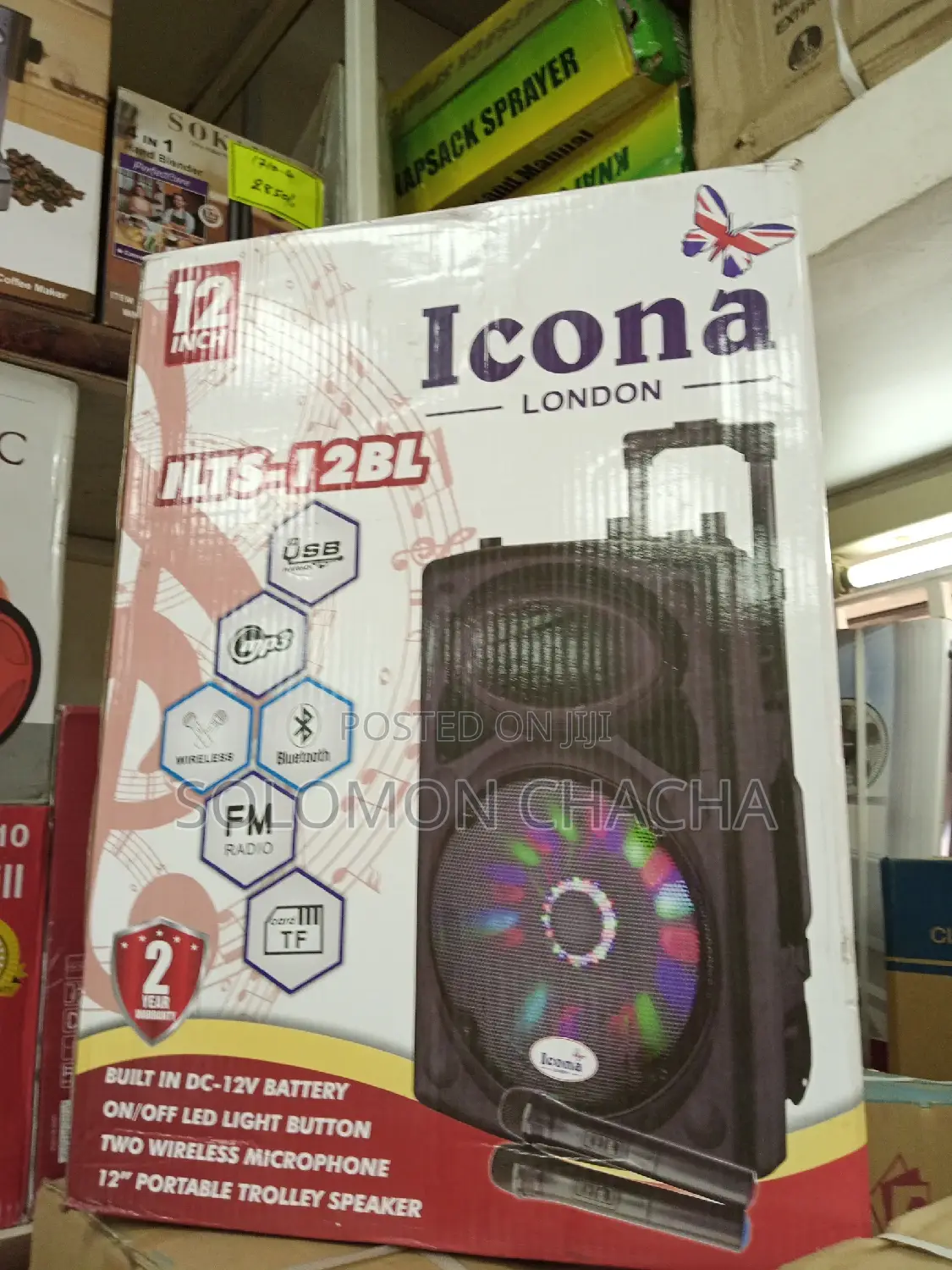 Icona Ilts-12bl Portable Speaker