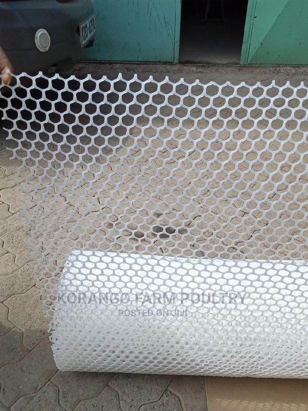Plastic White Mesh for Chicken - thumbnail 2