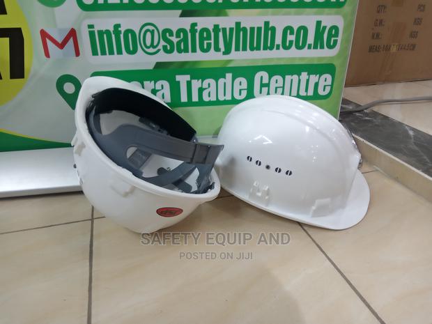 Vented White JSP Helmets