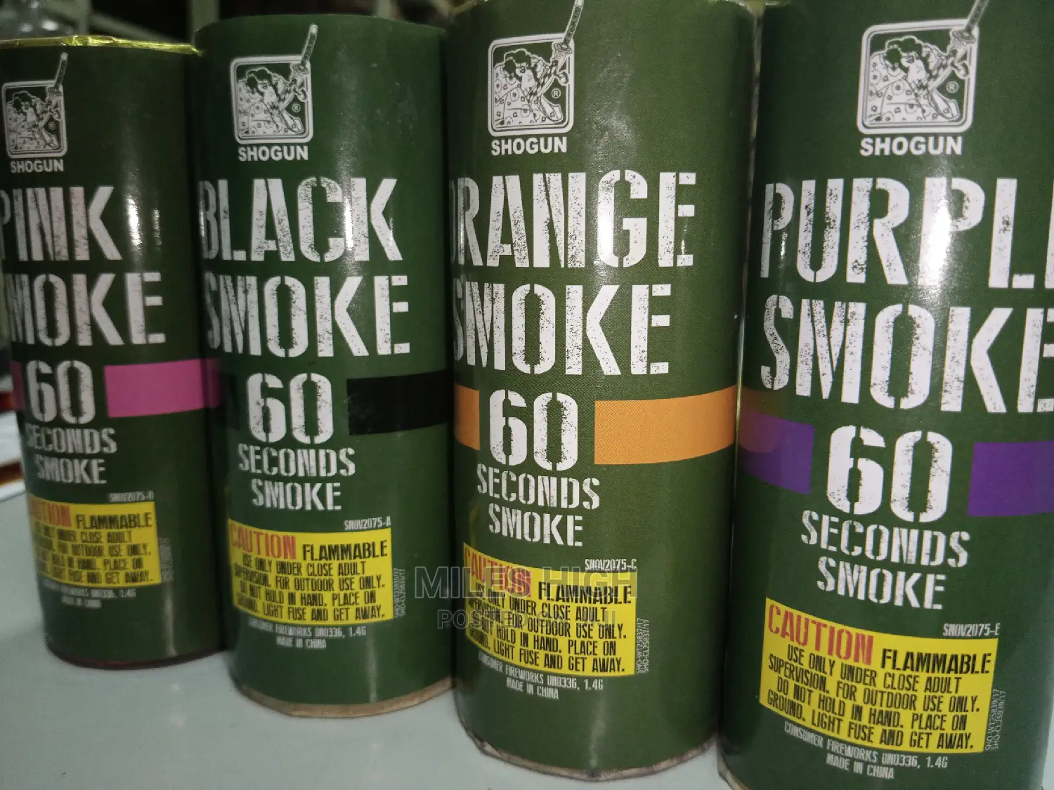 Black Smoke Bombs