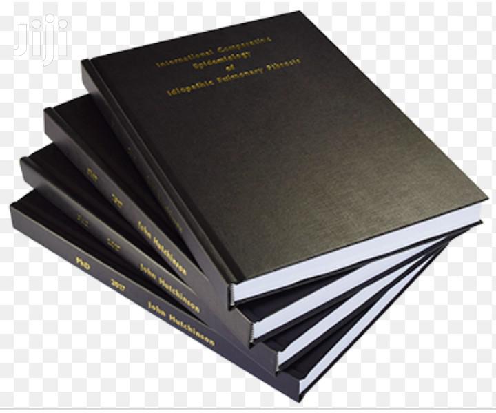 Hardcover Binding With Golden Foiling