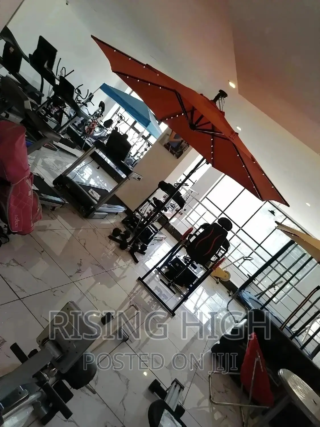 Solar Lighting Parasol Umbrella