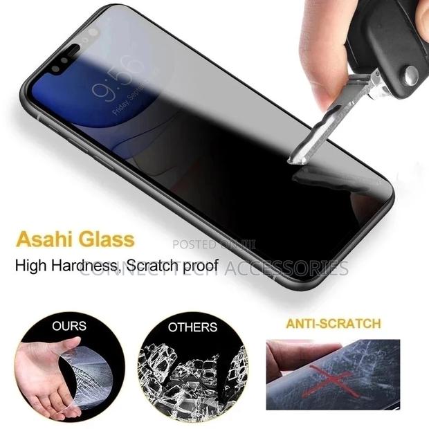 iPhone 13 Mini Full Screen Privacy Tempered Glass Anti-spy - thumbnail 4