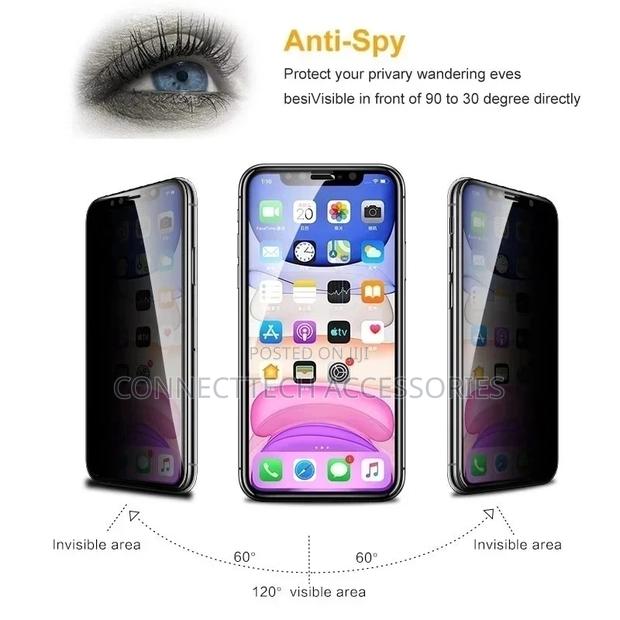 iPhone 13 Mini Full Screen Privacy Tempered Glass Anti-spy - thumbnail 5