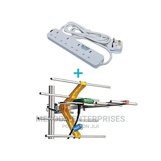 Rk Trust Heavy Duty Power 4 Way Extension + Free Antenna