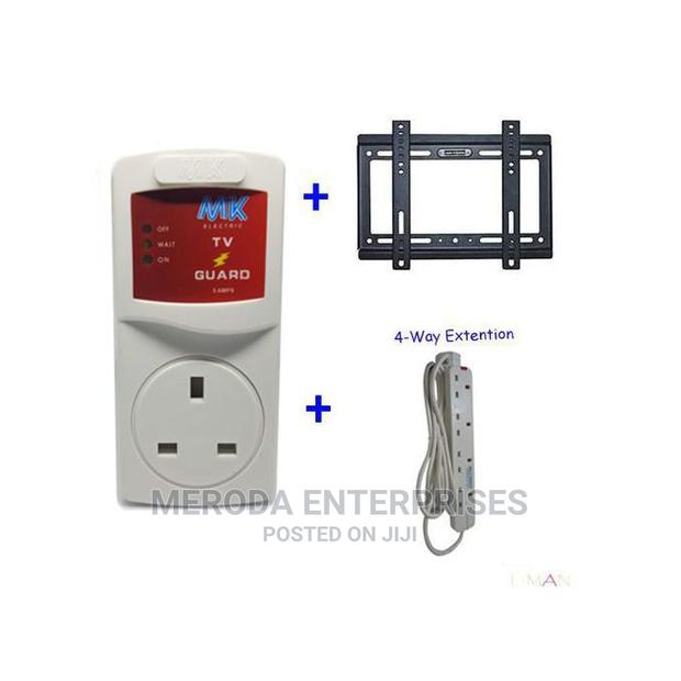 TV Guard + TV Wall Mount + FREE 4-Way Extention