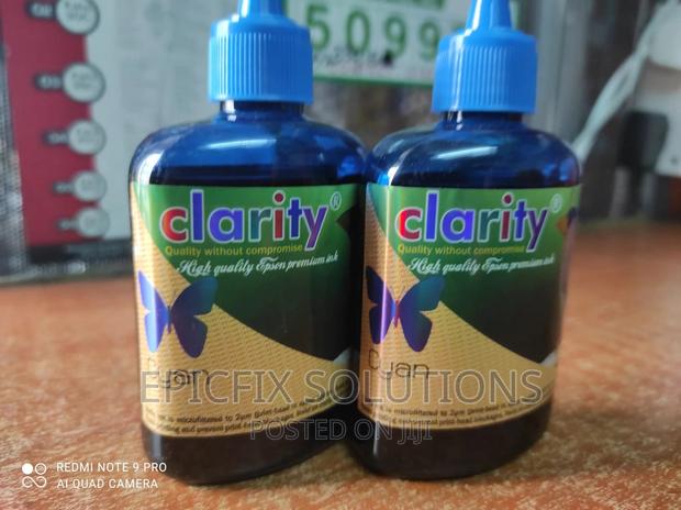 Cyan Cyan Ink Clarity