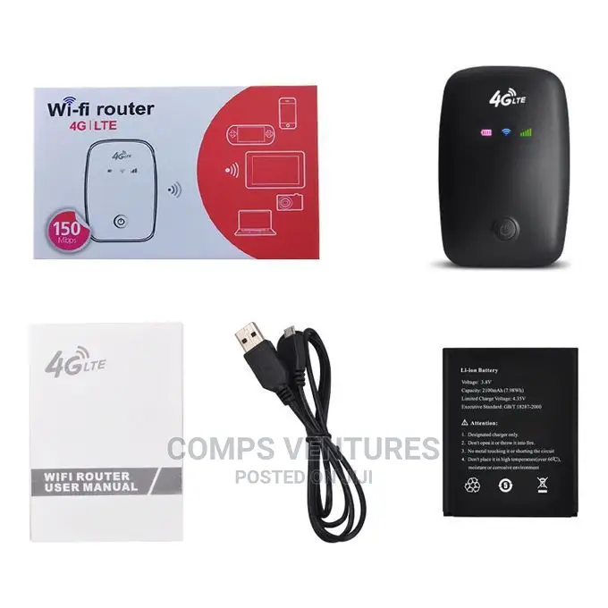 Generic Universal 4G LTE Mifi Router - Portable