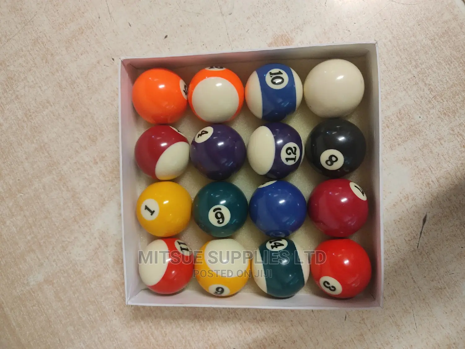 Striped Pool Balls-Big Size