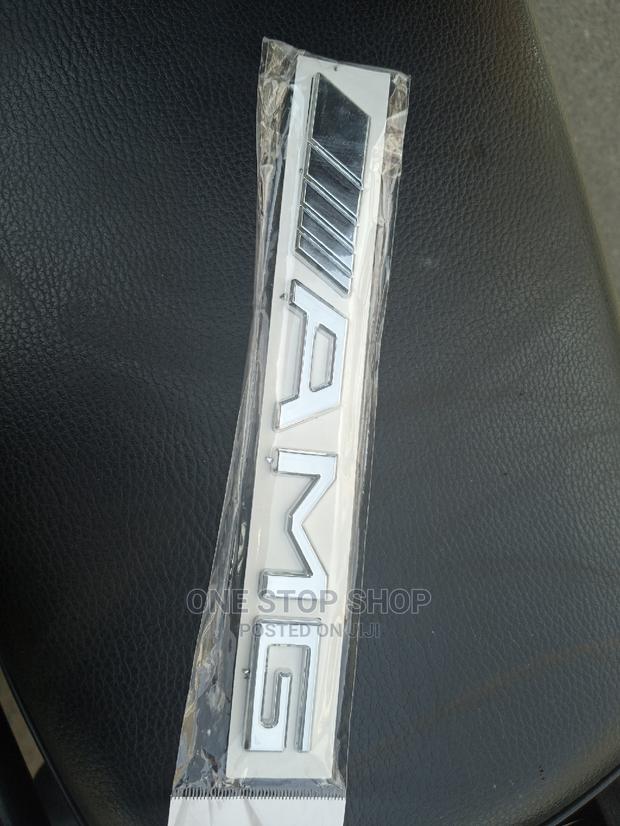 Benz AMG Emblem 3D ABS Trunk Logo - main view