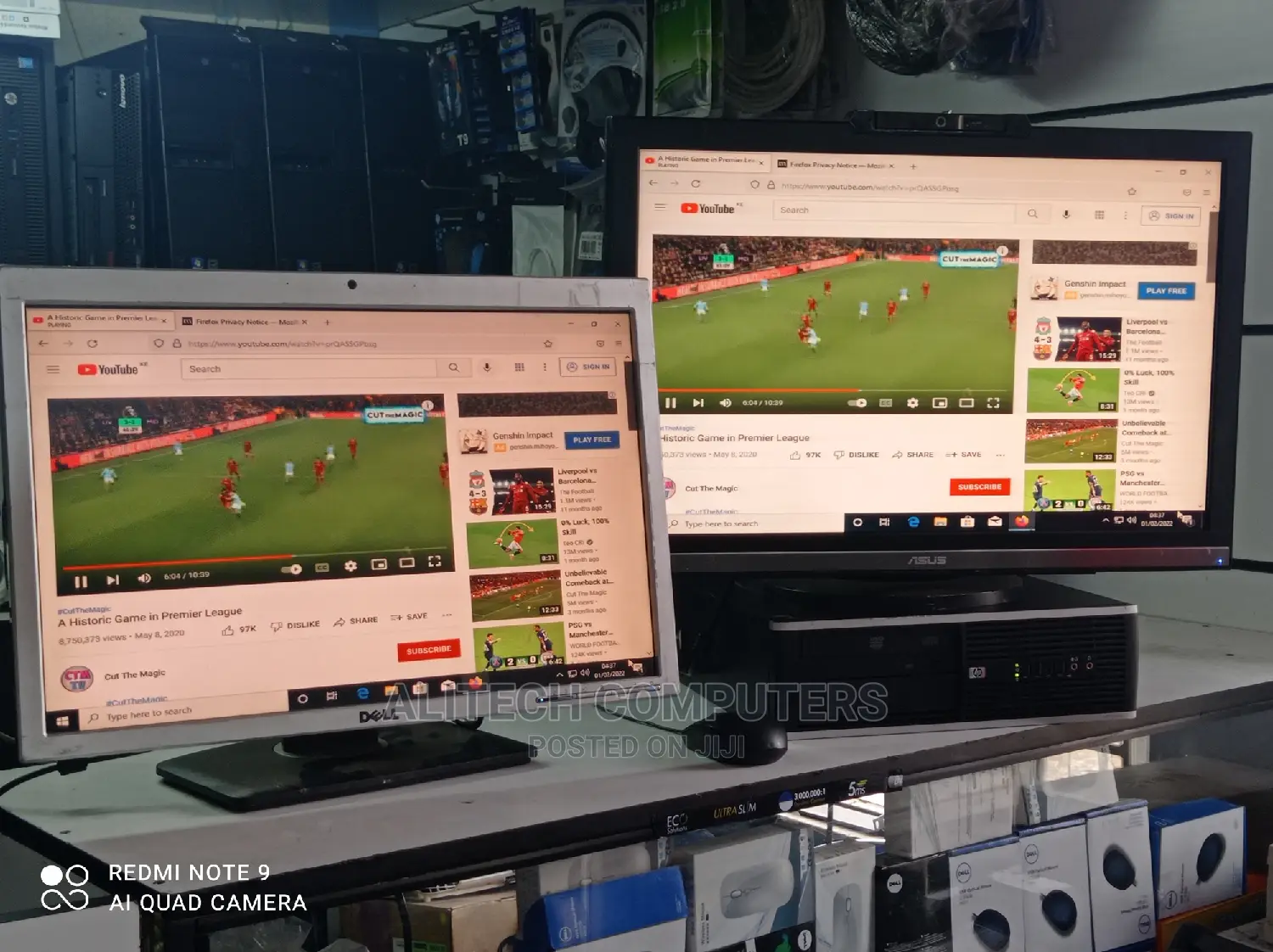 Dell 24inches Monitor With Inbuilt Webcams Camera