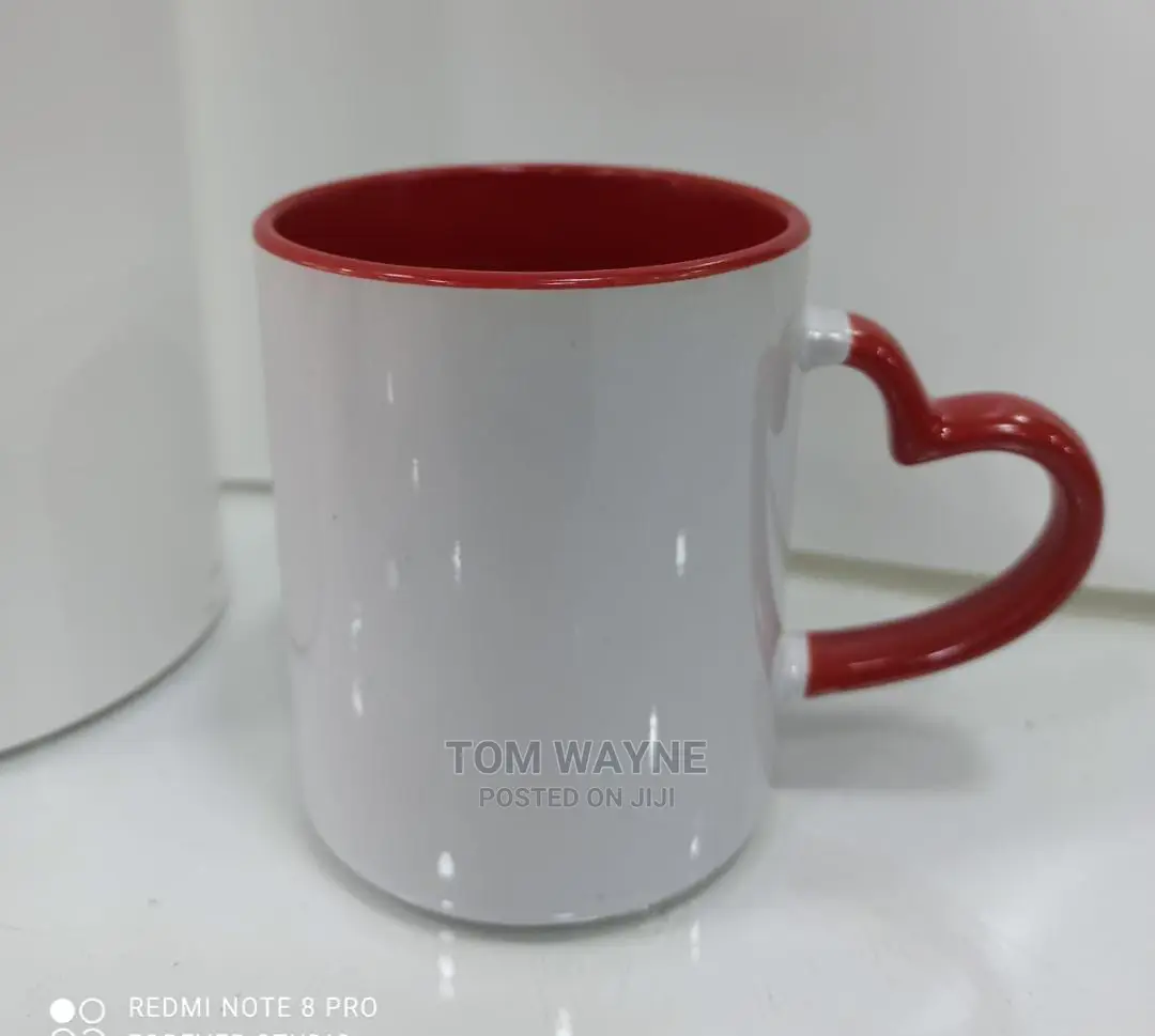 Love Shaped Handle Magic Mugs Brandeable