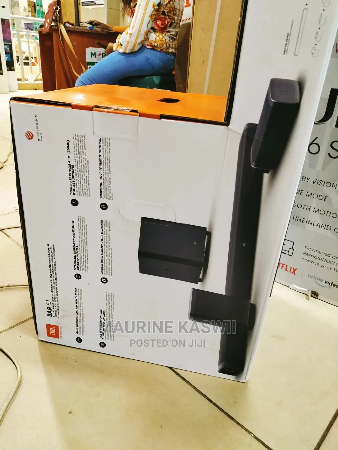 JBL Bar 5.1 510W 4K Detachable Soundbar With True Wireless