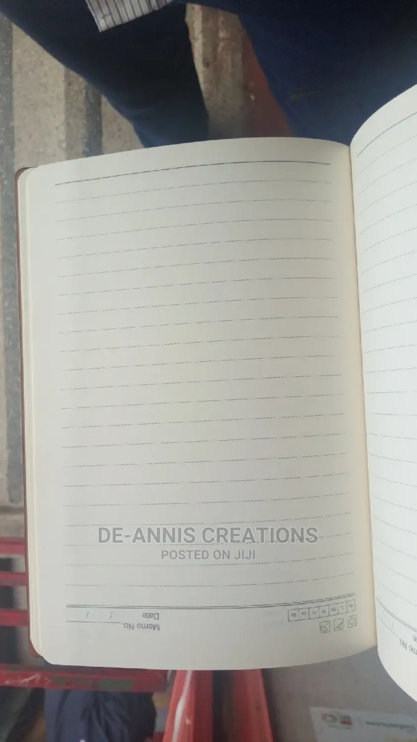Black A5 Notebook With Strap