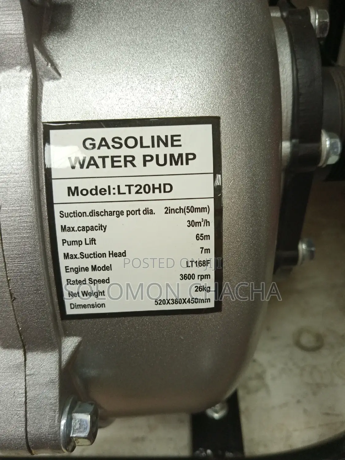 Pacwell Honda High Pressure 65m