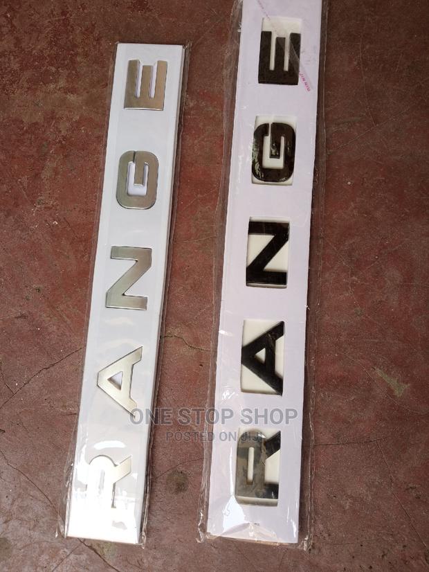 Range Rover Replacement Sticker Badge