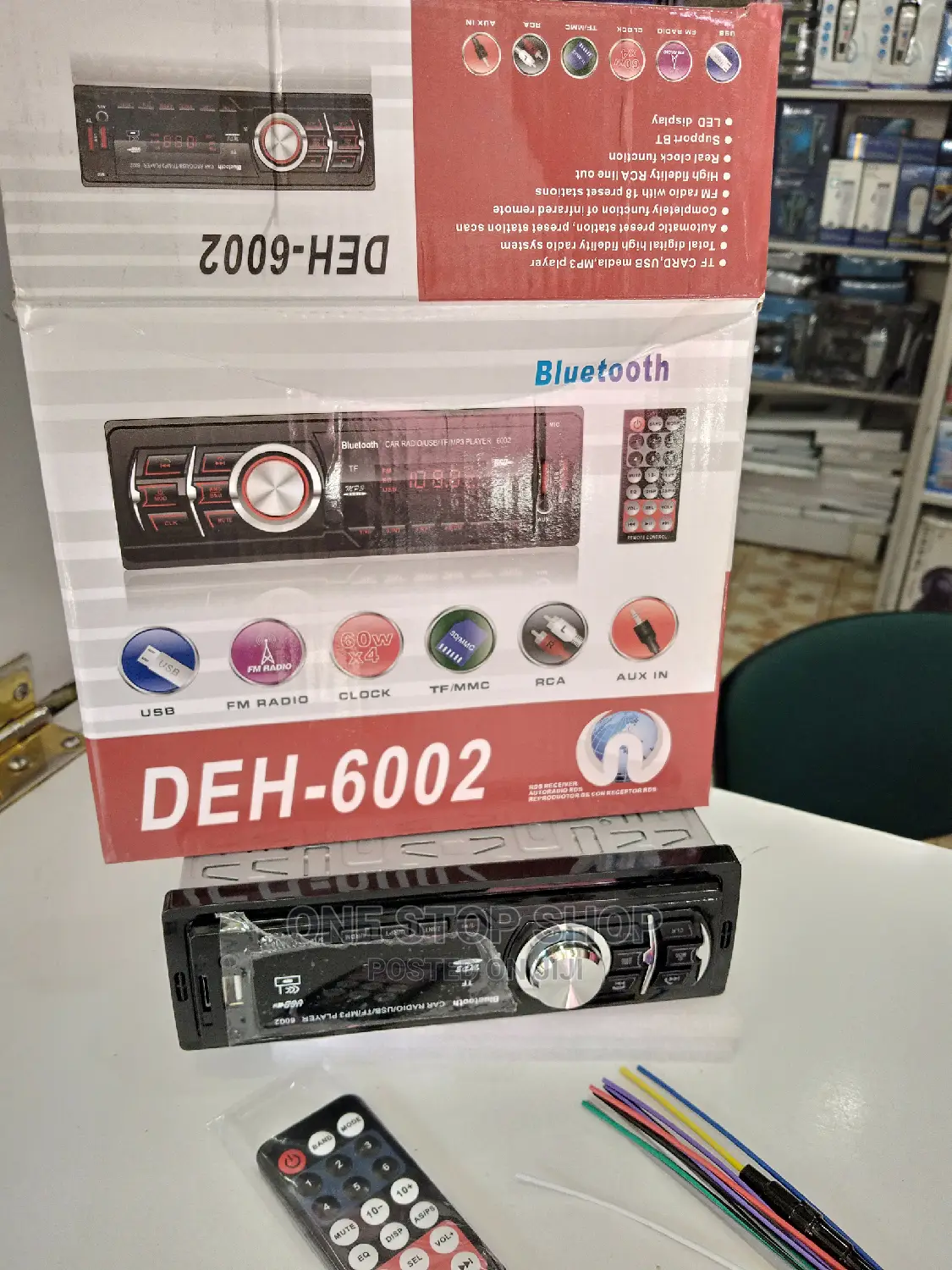 New Pioneer DEH 6002 Bluetooth Generic Radio