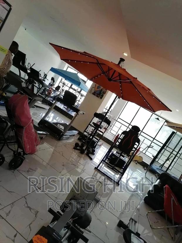 Quality Solar Powered Parasol Umbrella - main view