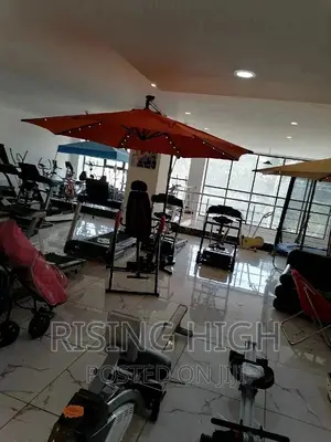 Solar Powered Parasol Umbrella.