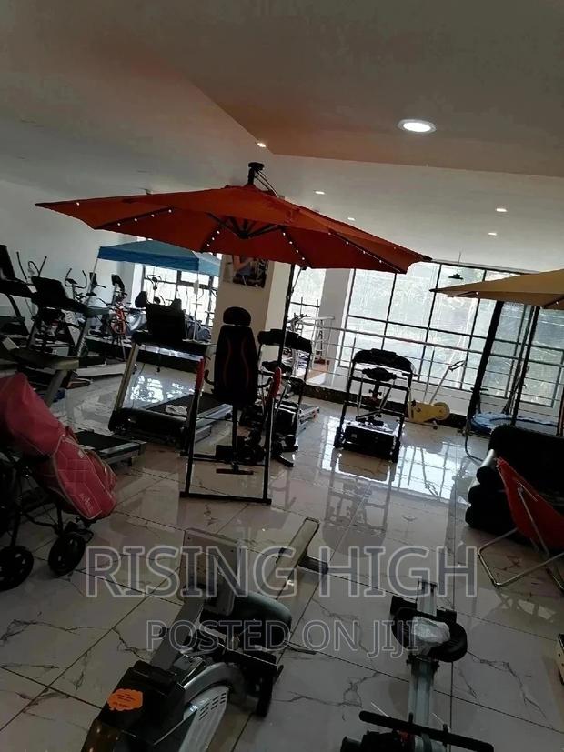 Solar Powered Parasol Umbrella. - main view