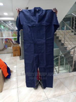 Maroon Pocketed Safety Uniform With Buttons - thumbnail 2